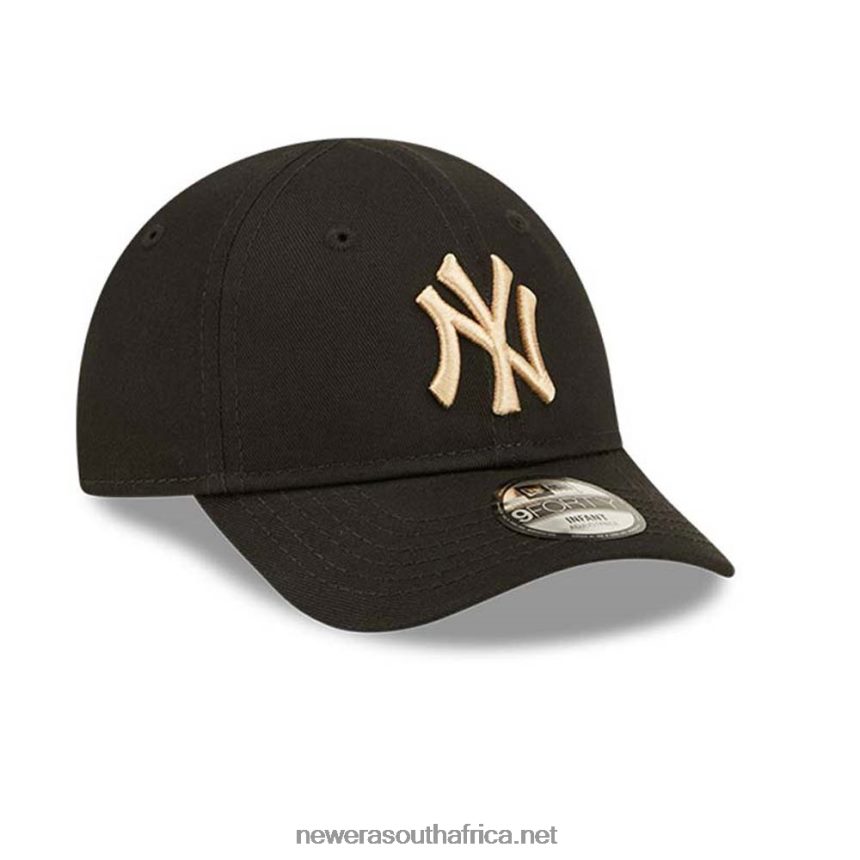 New York Yankees Infant League Essential Black 9FORTY Cap New Era TRBRBN1442