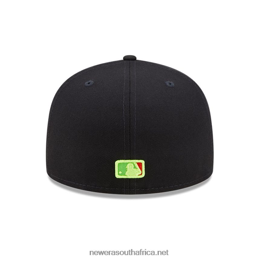 New York Yankees Infrared Navy 59FIFTY Fitted Cap New Era TRBRBN165