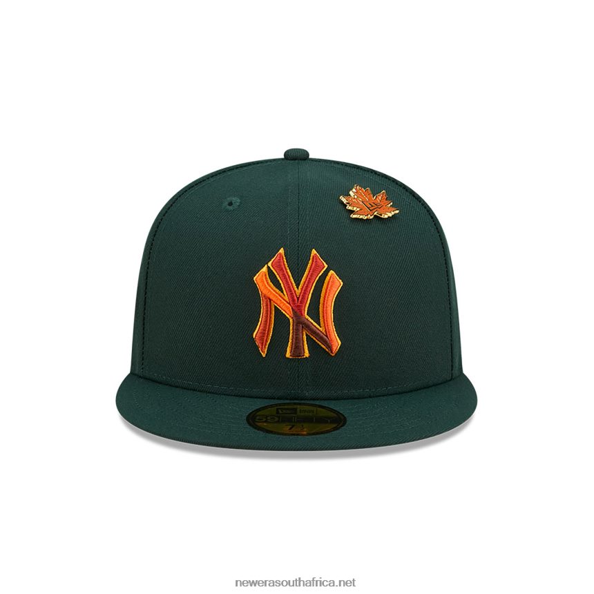 New York Yankees Leafy Dark Green 59FIFTY Fitted Cap New Era TRBRBN953