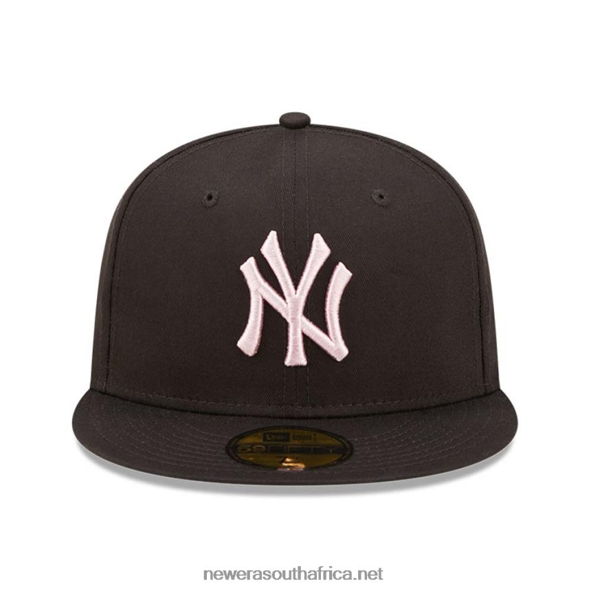 New York Yankees League Essential Black 59FIFTY Fitted Cap New Era TRBRBN864