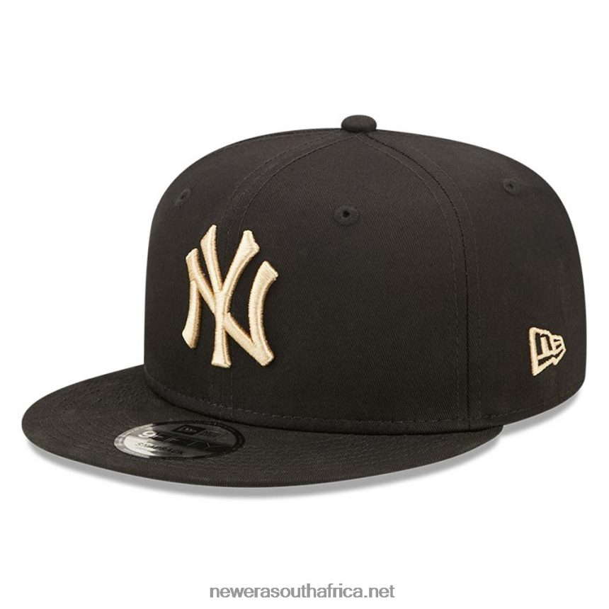 New York Yankees League Essential Black 9FIFTY Snapback Cap New Era TRBRBN1922
