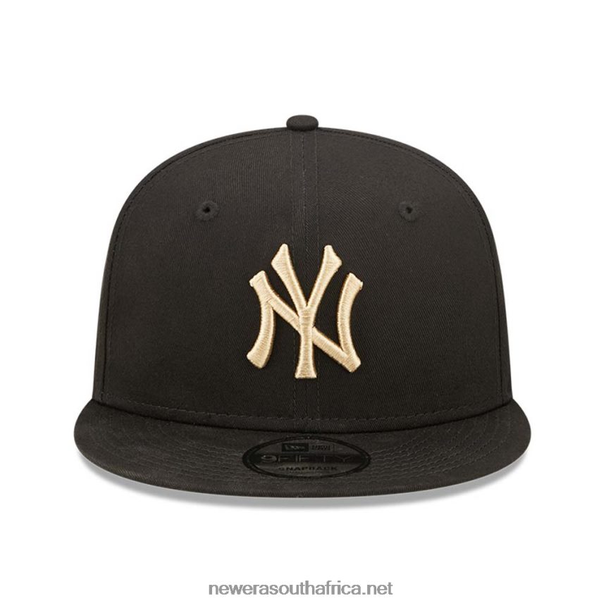 New York Yankees League Essential Black 9FIFTY Snapback Cap New Era TRBRBN1922