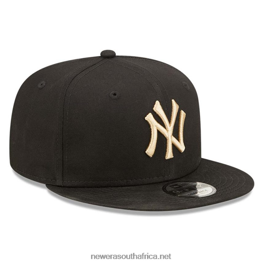 New York Yankees League Essential Black 9FIFTY Snapback Cap New Era TRBRBN1922