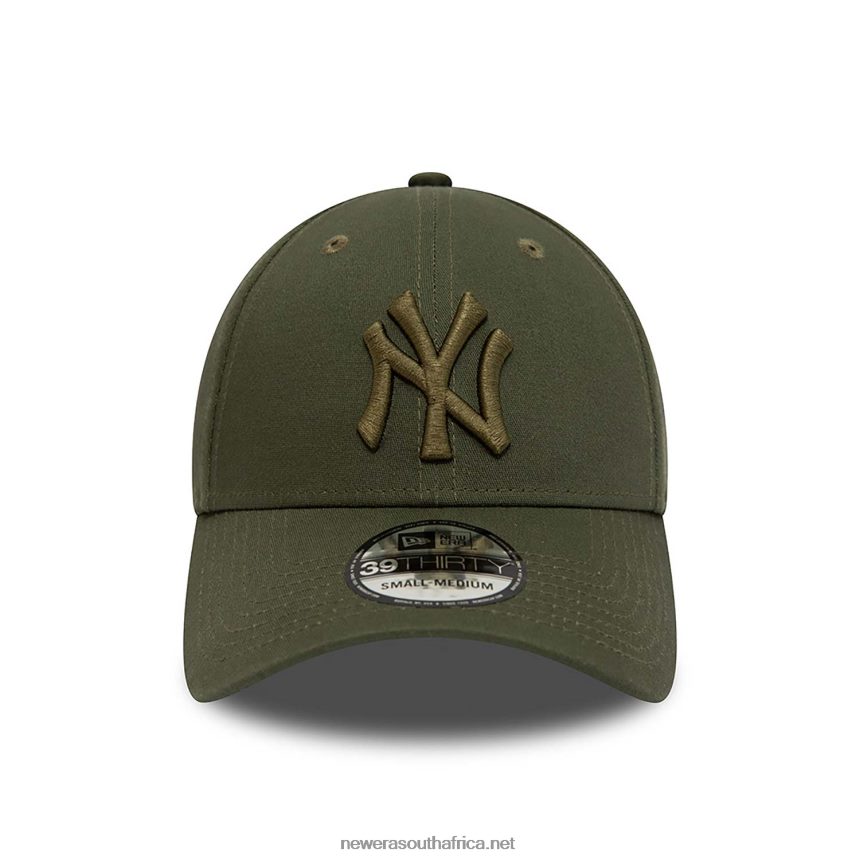 New York Yankees League Essential Green 39THIRTY Stretch Fit Cap New Era TRBRBN2189