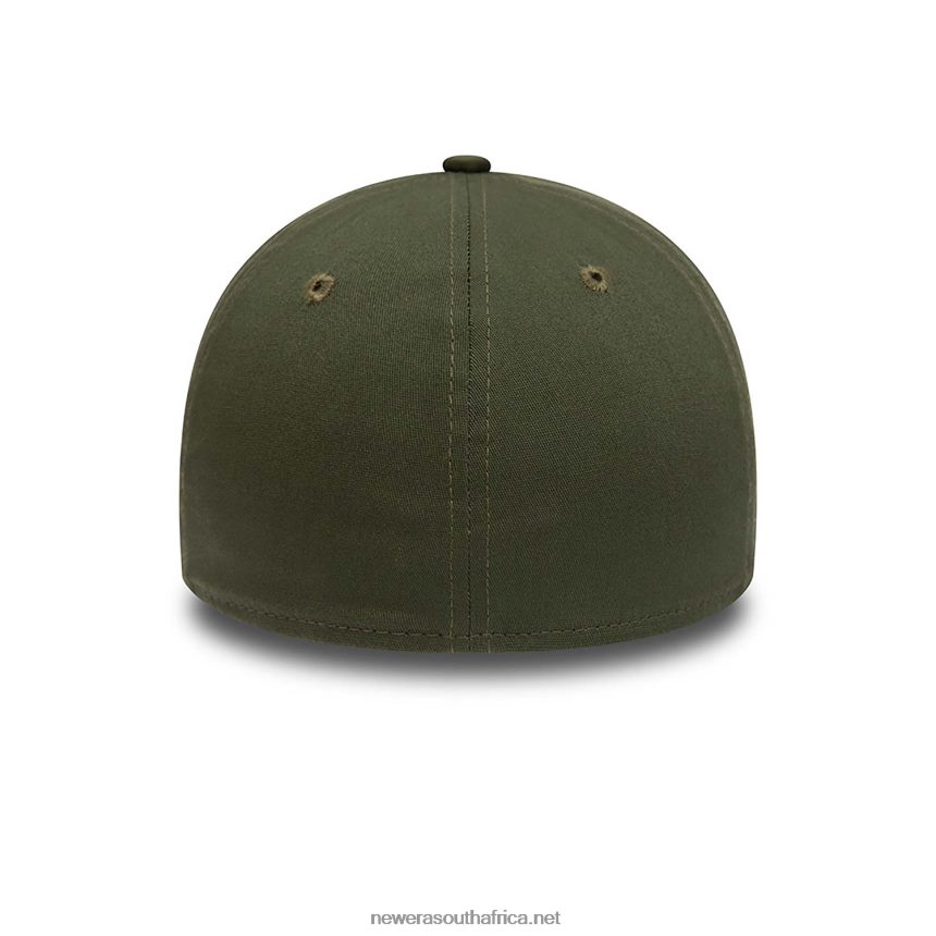 New York Yankees League Essential Green 39THIRTY Stretch Fit Cap New Era TRBRBN2189