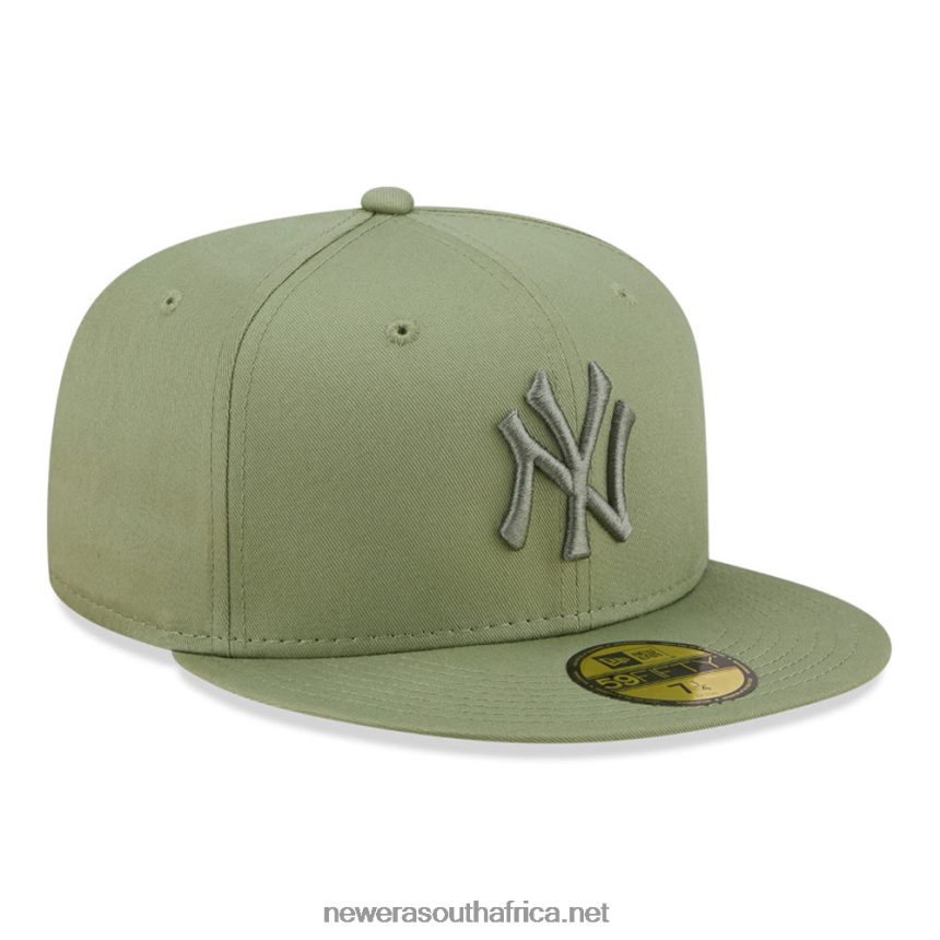 New York Yankees League Essential Green 59FIFTY Fitted Cap New Era TRBRBN1196