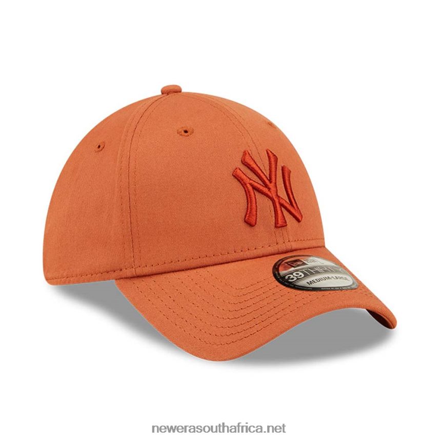 New York Yankees League Essential Peach 39THIRTY Stretch Fit Cap New Era TRBRBN2183