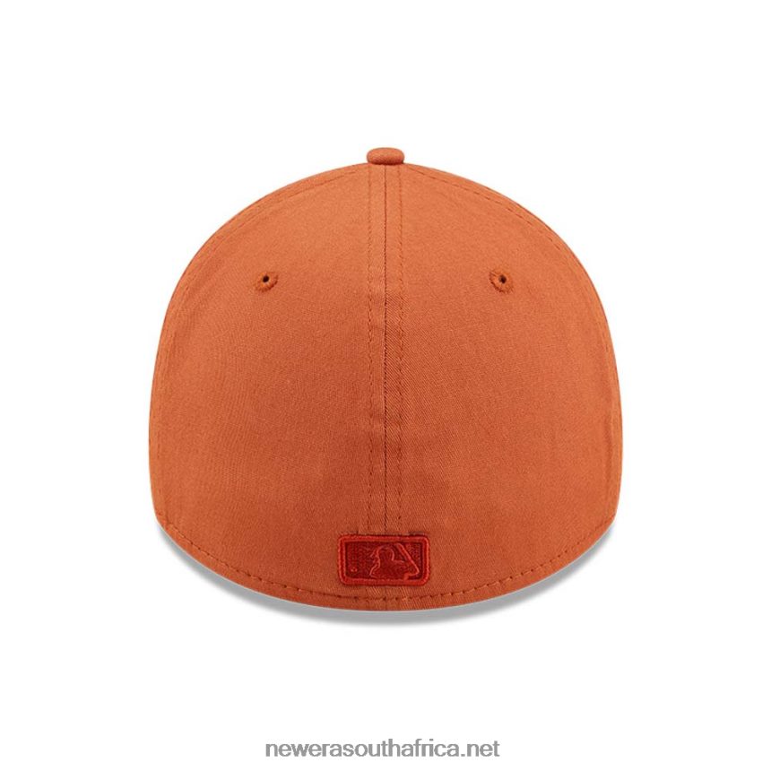 New York Yankees League Essential Peach 39THIRTY Stretch Fit Cap New Era TRBRBN2183