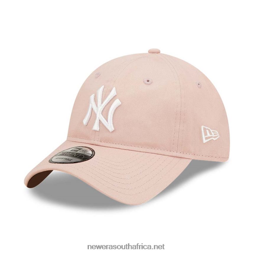 New York Yankees League Essential Pink 9TWENTY Adjustable Cap New Era TRBRBN2256