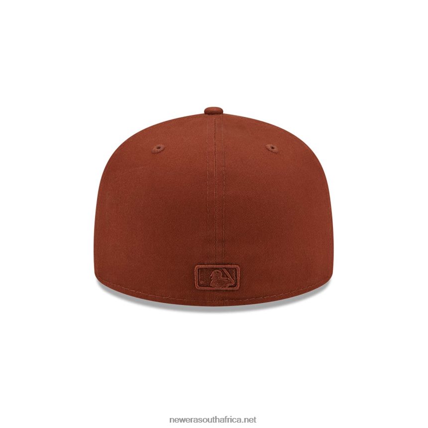 New York Yankees League Essentials Dark Brown 59FIFTY Fitted Cap New Era TRBRBN1352