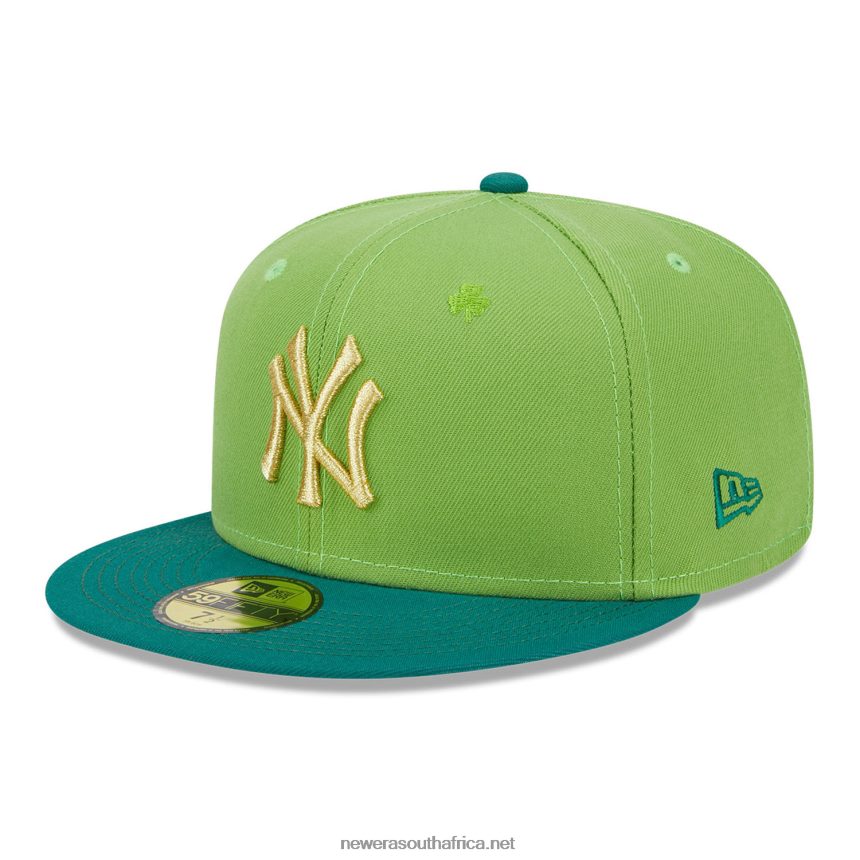 New York Yankees Lucky Streak Green 59FIFTY Fitted Cap New Era TRBRBN737