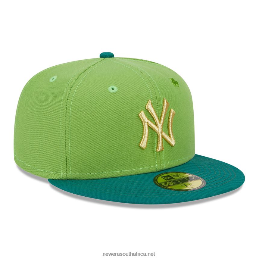 New York Yankees Lucky Streak Green 59FIFTY Fitted Cap New Era TRBRBN737