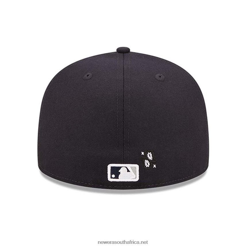 New York Yankees MLB All Over Print Paisley Black 59FIFTY Fitted Cap New Era TRBRBN376
