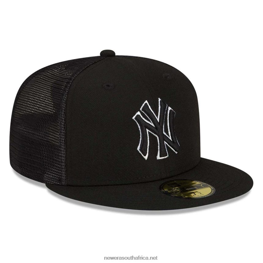 New York Yankees MLB Batting Practice Black 59FIFTY Fitted Cap New Era TRBRBN195