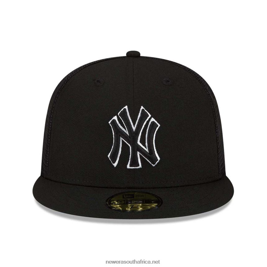 New York Yankees MLB Batting Practice Black 59FIFTY Fitted Cap New Era TRBRBN195