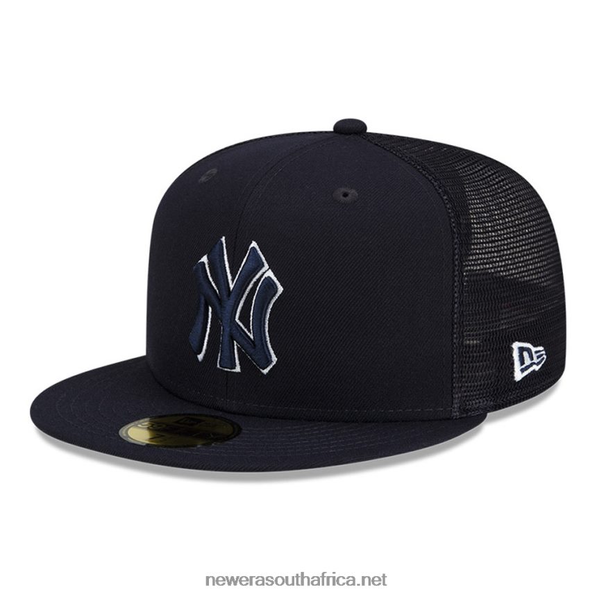 New York Yankees MLB Batting Practice Navy 59FIFTY Cap New Era TRBRBN9