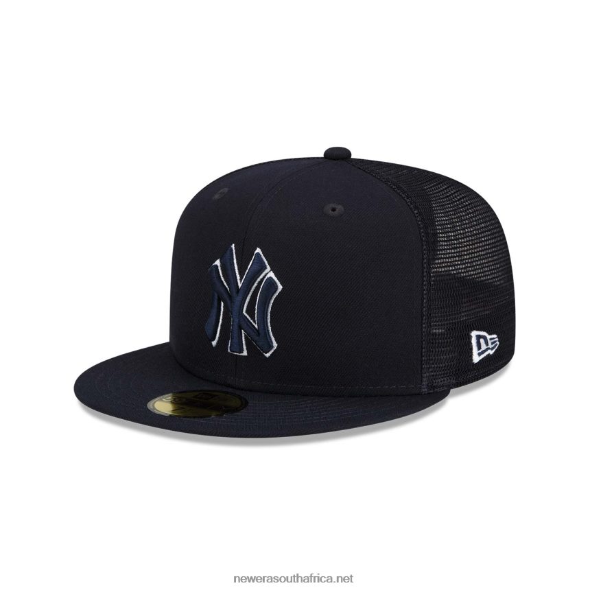 New York Yankees MLB Batting Practice Navy 59FIFTY Cap New Era TRBRBN9