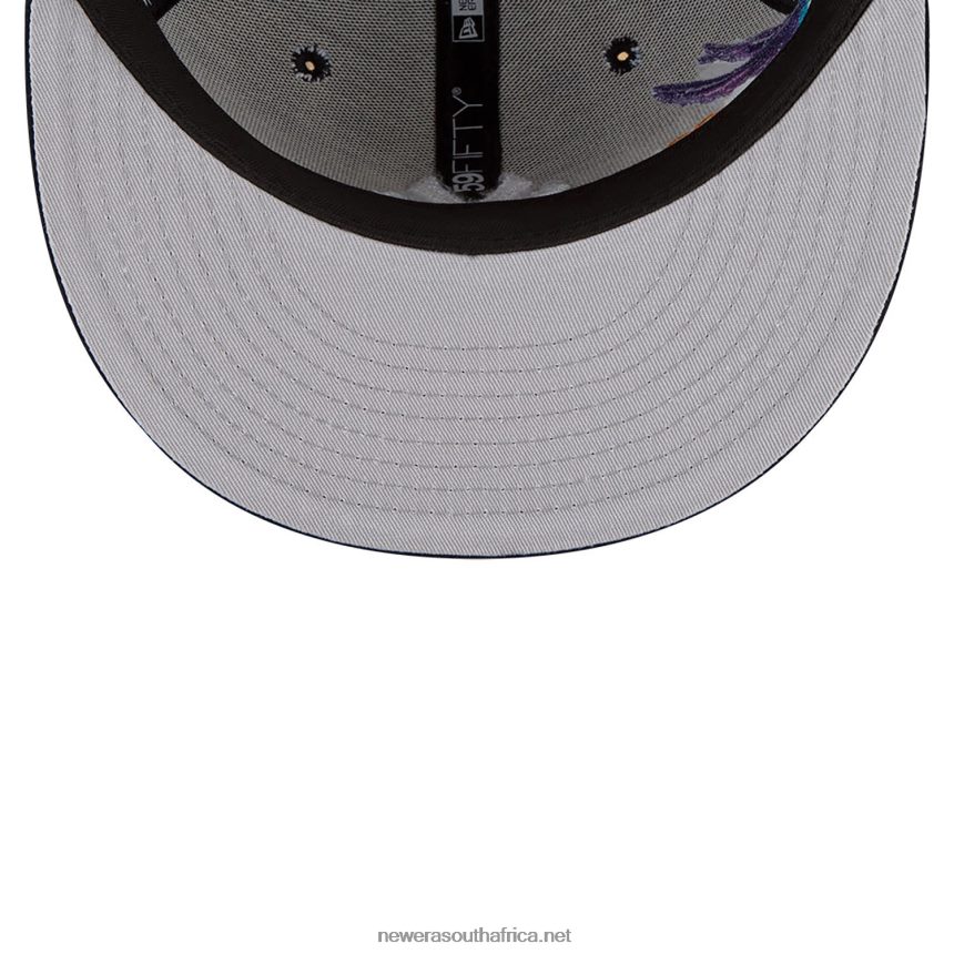 New York Yankees MLB Blooming Navy 59FIFTY Fitted Cap New Era TRBRBN218