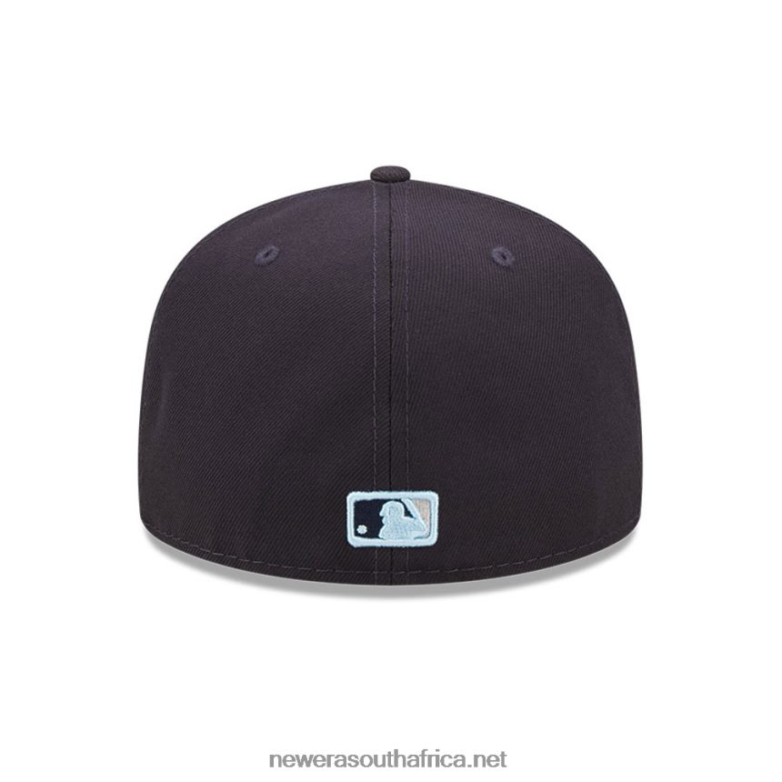 New York Yankees MLB Cloud Navy 59FIFTY Fitted Cap New Era TRBRBN360