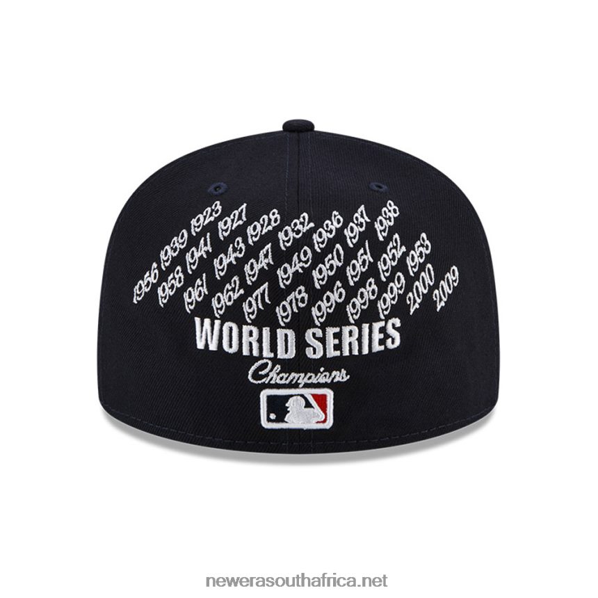 New York Yankees MLB Crown Champs Navy 59FIFTY Fitted Cap New Era TRBRBN1015