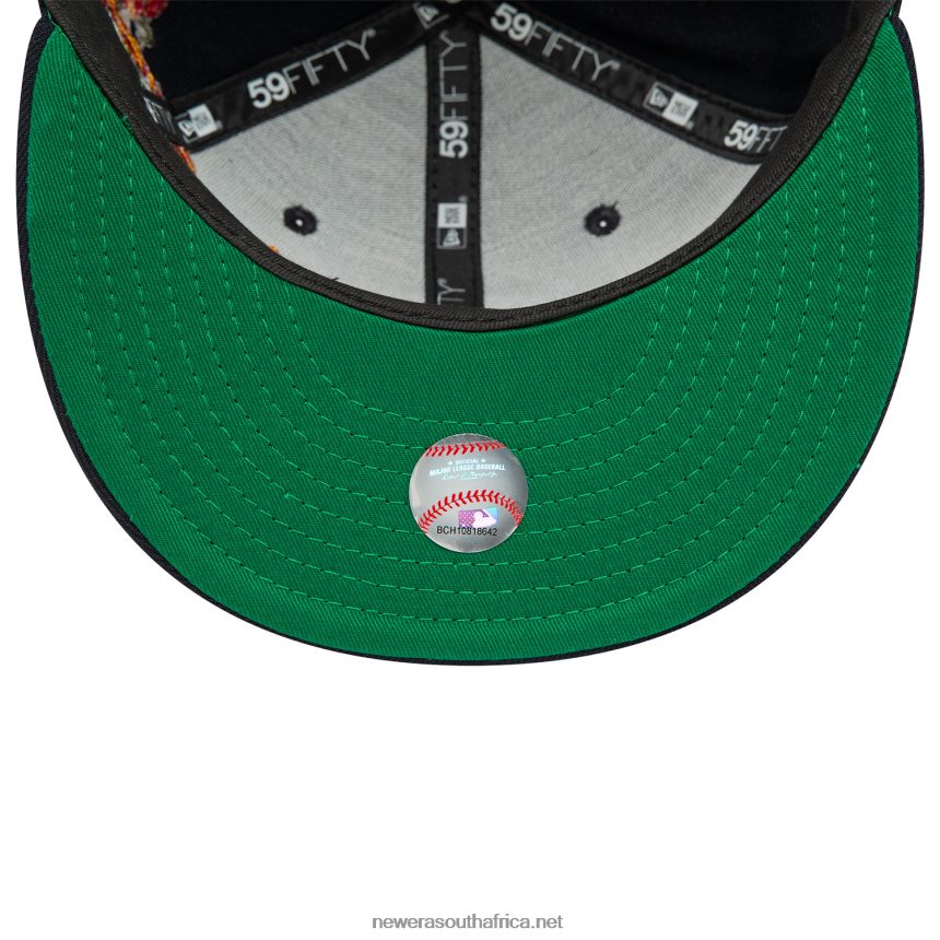 New York Yankees MLB Floral Navy 59FIFTY Fitted Cap New Era TRBRBN319