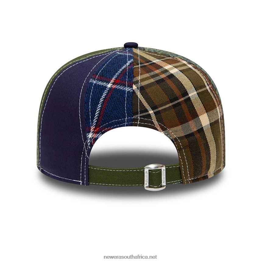 New York Yankees MLB Patch Panel Dark Green 9FIFTY Snapback Cap New Era TRBRBN1896