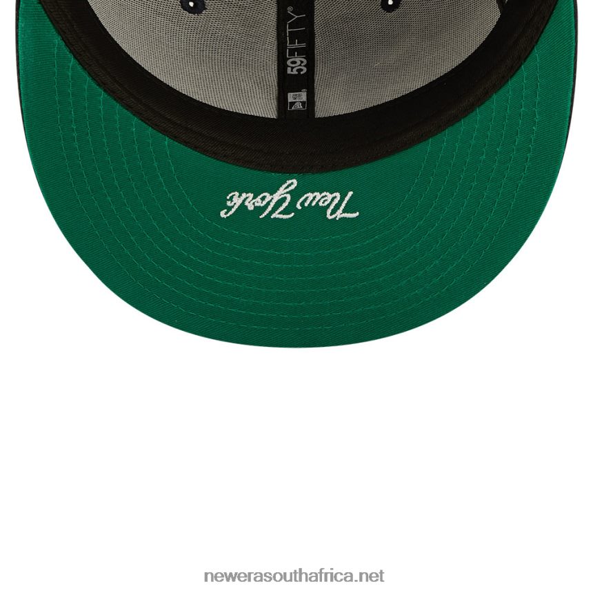 New York Yankees MLB Side Split Navy 59FIFTY Fitted Cap New Era TRBRBN119