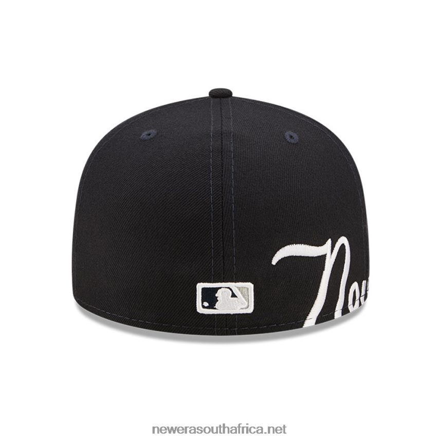 New York Yankees MLB Side Split Navy 59FIFTY Fitted Cap New Era TRBRBN119