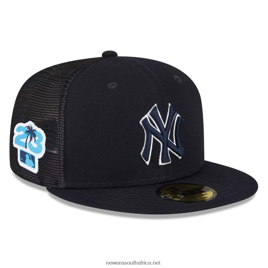 New York Yankees MLB Spring Training Blue 59FIFTY Fitted Cap New Era TRBRBN983