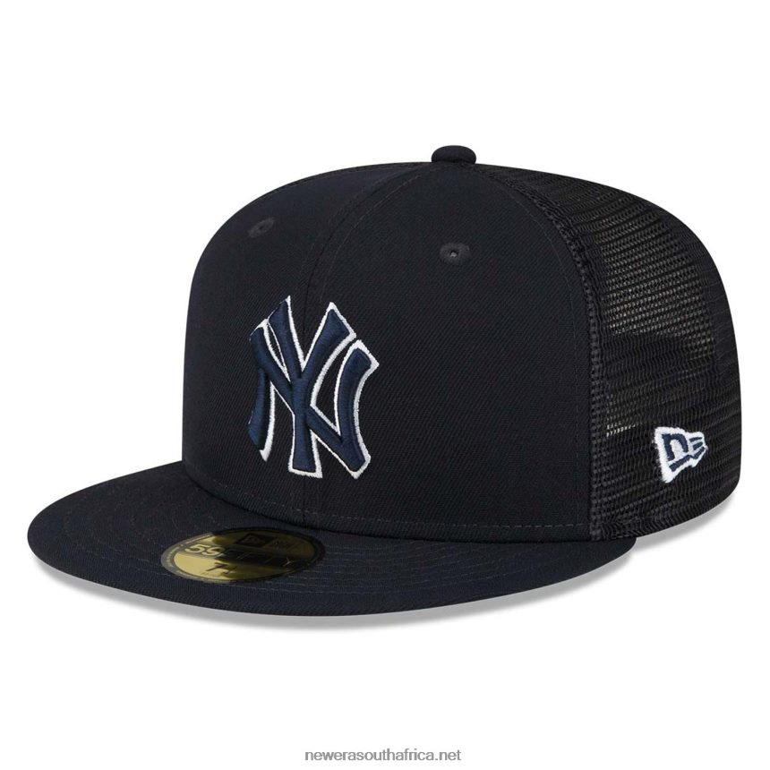 New York Yankees MLB Spring Training Blue 59FIFTY Fitted Cap New Era TRBRBN983