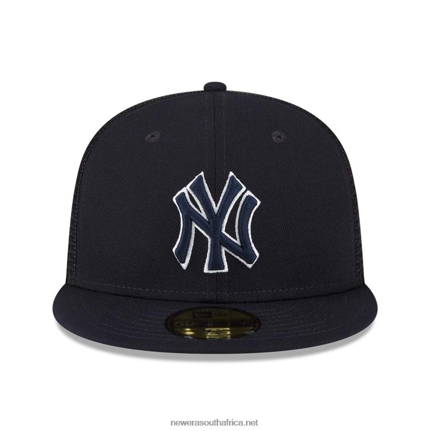 New York Yankees MLB Spring Training Blue 59FIFTY Fitted Cap New Era TRBRBN983