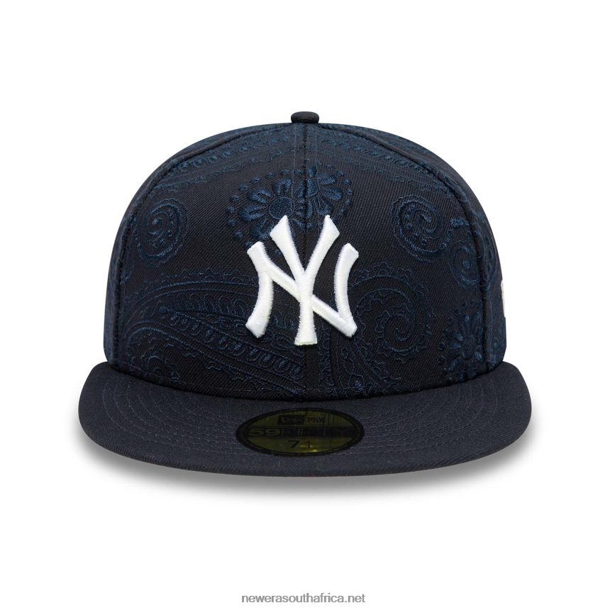 New York Yankees MLB Swirl Blue 59FIFTY Fitted Cap New Era TRBRBN341