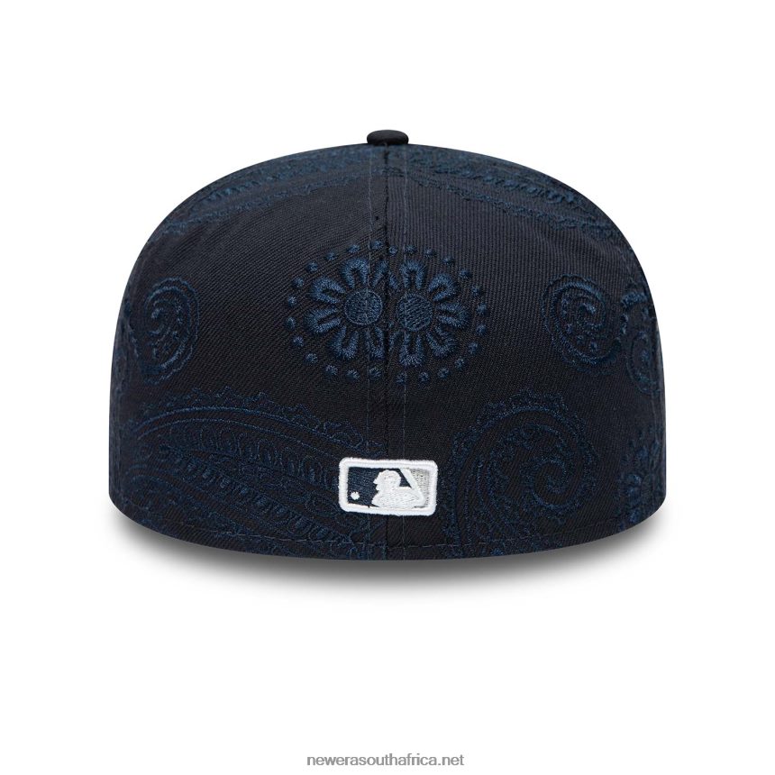 New York Yankees MLB Swirl Blue 59FIFTY Fitted Cap New Era TRBRBN341