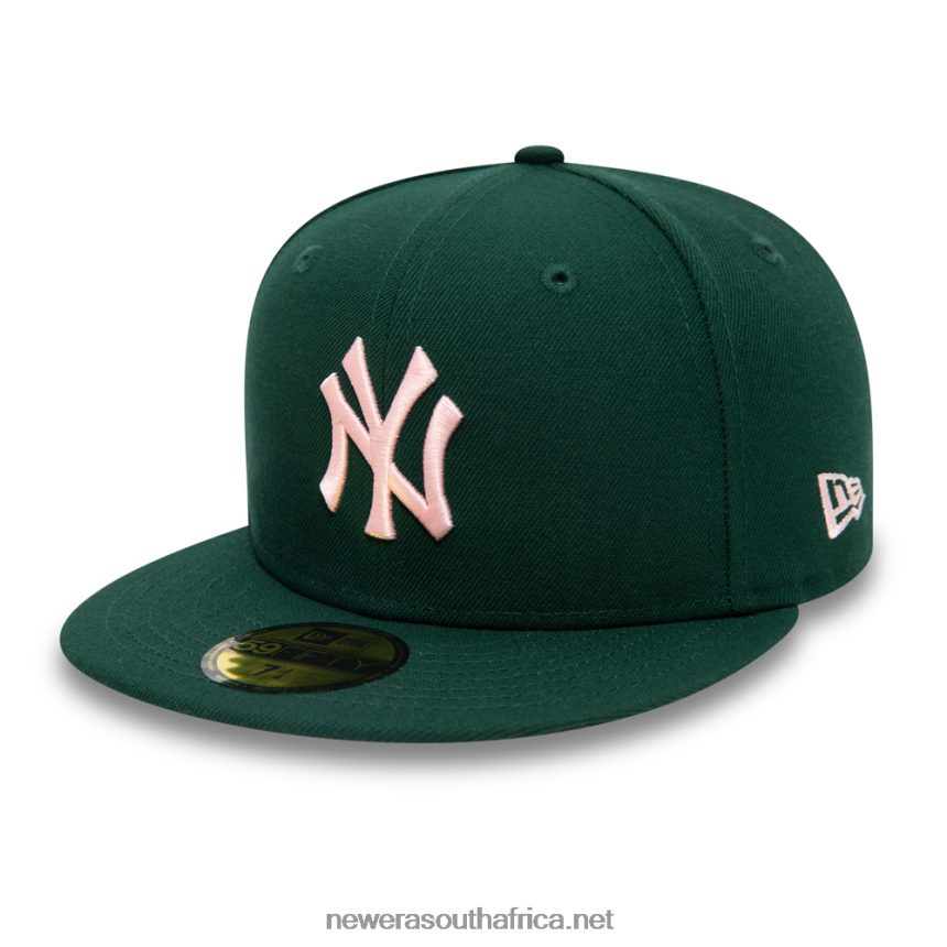 New York Yankees MLB World Series Green 59FIFTY Cap New Era TRBRBN905
