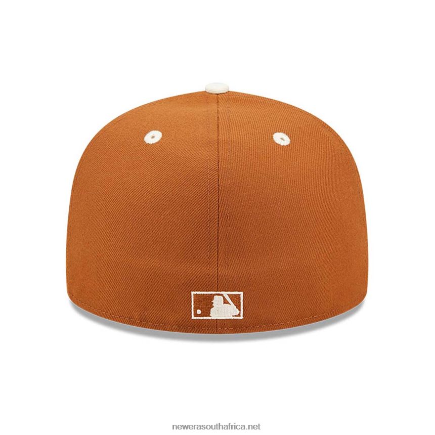 New York Yankees MLB World Series Trail Mix Brown 59FIFTY Fitted Cap New Era TRBRBN863