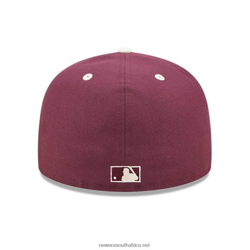 New York Yankees MLB World Series Trail Mix Red 59FIFTY Fitted Cap New Era TRBRBN923