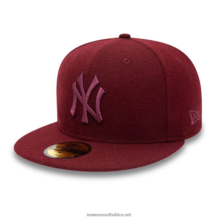 New York Yankees Melton Dark Purple 59FIFTY Fitted Cap New Era TRBRBN1118