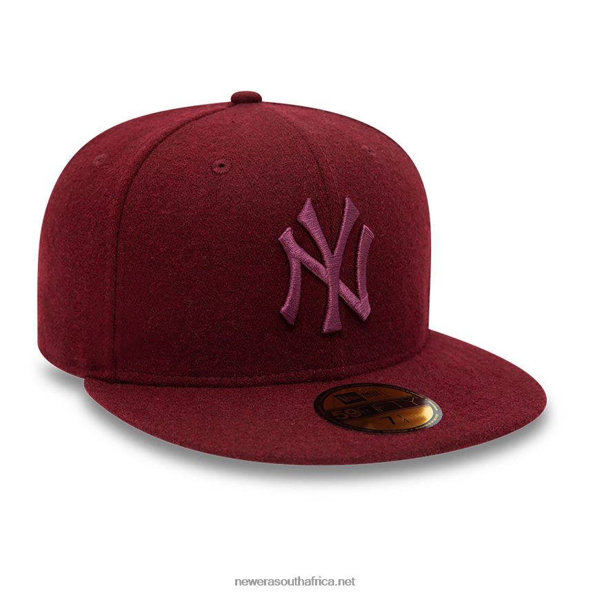 New York Yankees Melton Dark Purple 59FIFTY Fitted Cap New Era TRBRBN1118