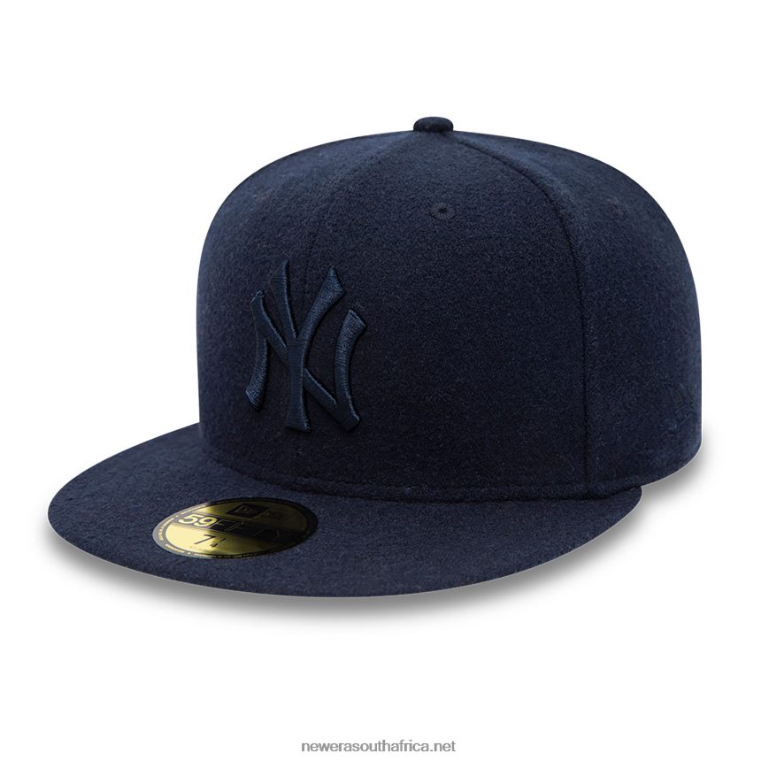 New York Yankees Melton Navy 59FIFTY Fitted Cap New Era TRBRBN1177