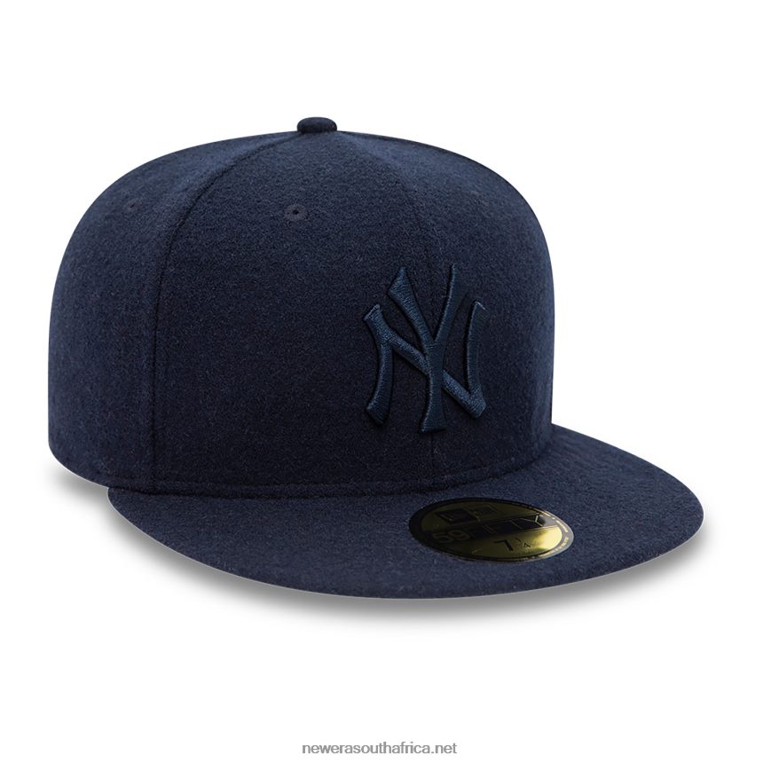 New York Yankees Melton Navy 59FIFTY Fitted Cap New Era TRBRBN1177