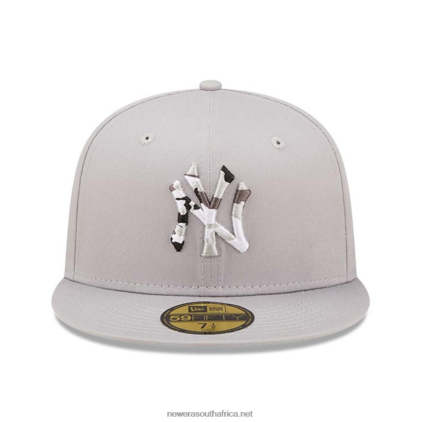 New York Yankees Monocamo Infill Grey 59FIFTY Fitted Cap New Era TRBRBN1039