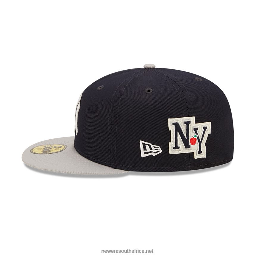New York Yankees NE Letterman Navy 59FIFTY Fitted Cap New Era TRBRBN464