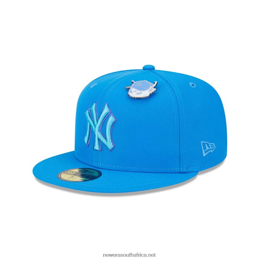 New York Yankees Outer Space Blue 59FIFTY Fitted Cap New Era TRBRBN625
