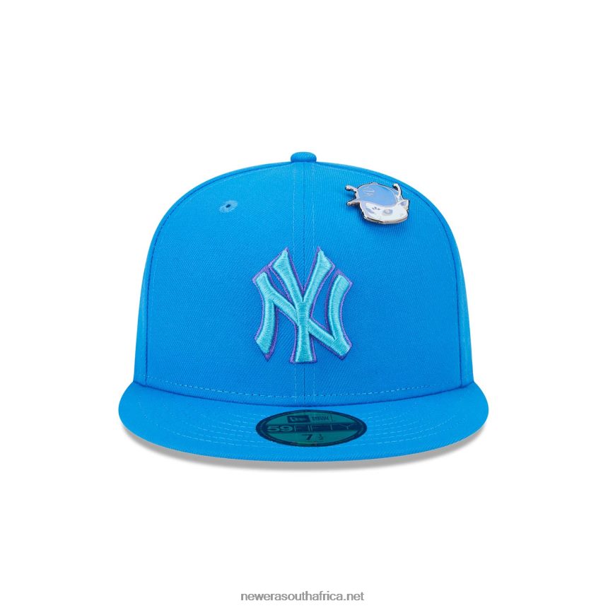 New York Yankees Outer Space Blue 59FIFTY Fitted Cap New Era TRBRBN625