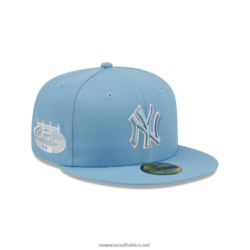 New York Yankees Pastel Blue 59FIFTY Fitted Cap New Era TRBRBN1186