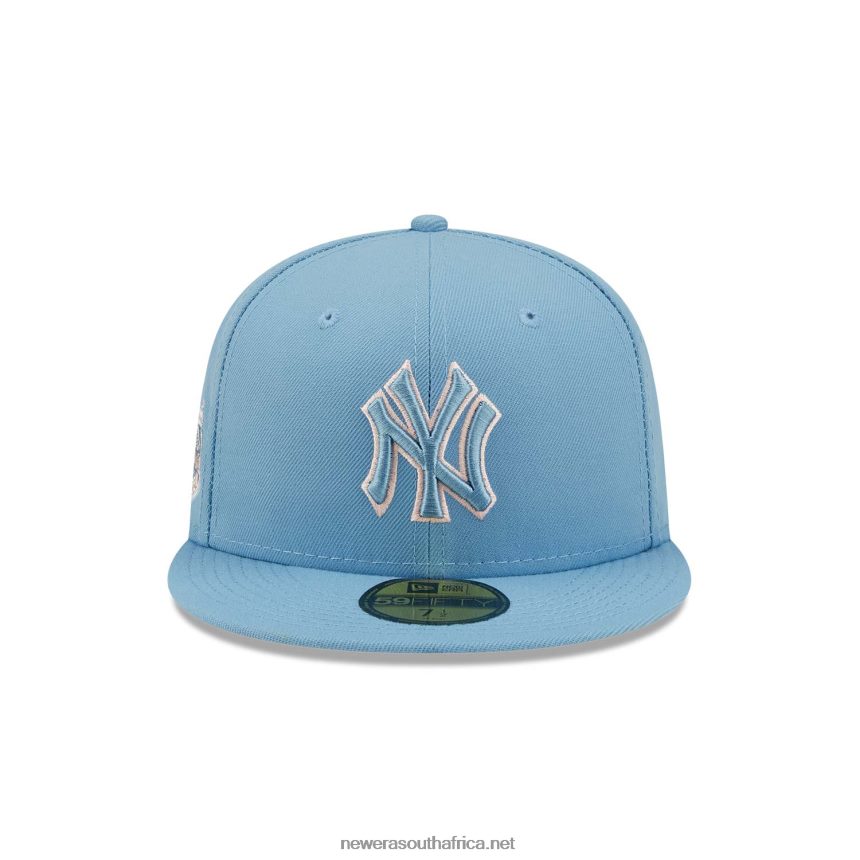 New York Yankees Pastel Blue 59FIFTY Fitted Cap New Era TRBRBN1186