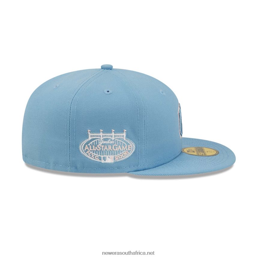 New York Yankees Pastel Blue 59FIFTY Fitted Cap New Era TRBRBN1186
