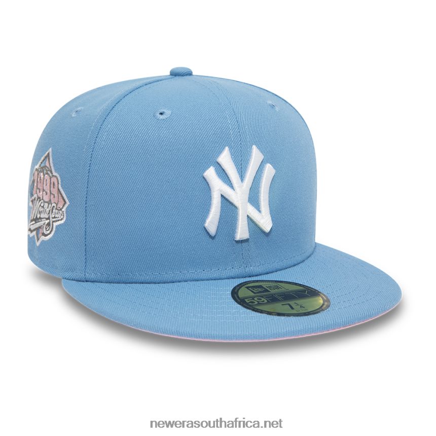 New York Yankees Pastel Blue 59FIFTY Fitted Cap New Era TRBRBN1351