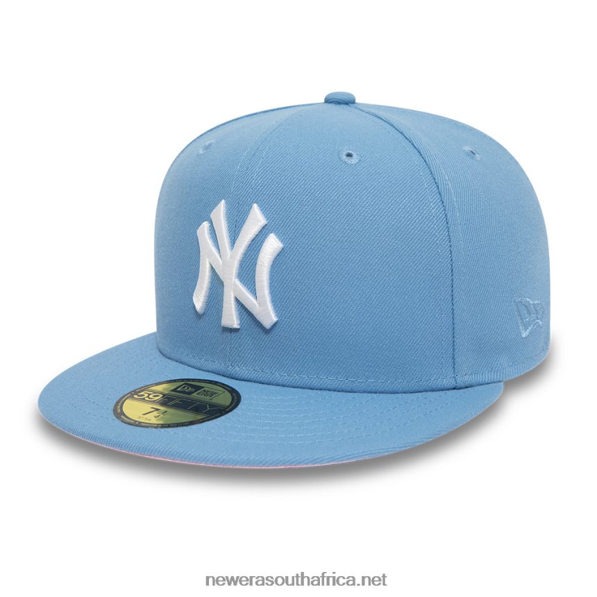 New York Yankees Pastel Blue 59FIFTY Fitted Cap New Era TRBRBN1351