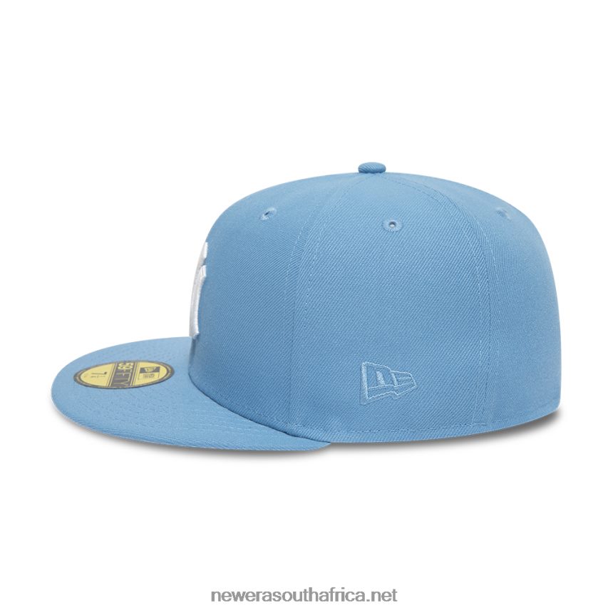 New York Yankees Pastel Blue 59FIFTY Fitted Cap New Era TRBRBN1351